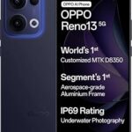 OPPO Reno13 5G (Luminous Blue,8 GB RAM, 128 GB Storage) with No Cost EMI/Additional Exchange Offers