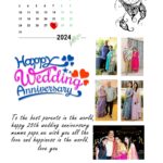 Wedding Anniversary Personalised Photo Frame With Photo Birthday Photo Framee(Size A4)-CODE-RRC1