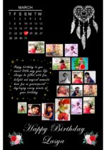 Personalised Photo Frame With Photo Birthday Photo Framee(Size A4)-CODE-RRC11