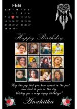 Personalised Photo Frame With Photo Birthday Photo Framee(Size A4)-CODE-RRC14