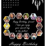Customized Personalised Photo Frame With Photo Birthday Photo Framee(Size A4)-CODE-RRC15