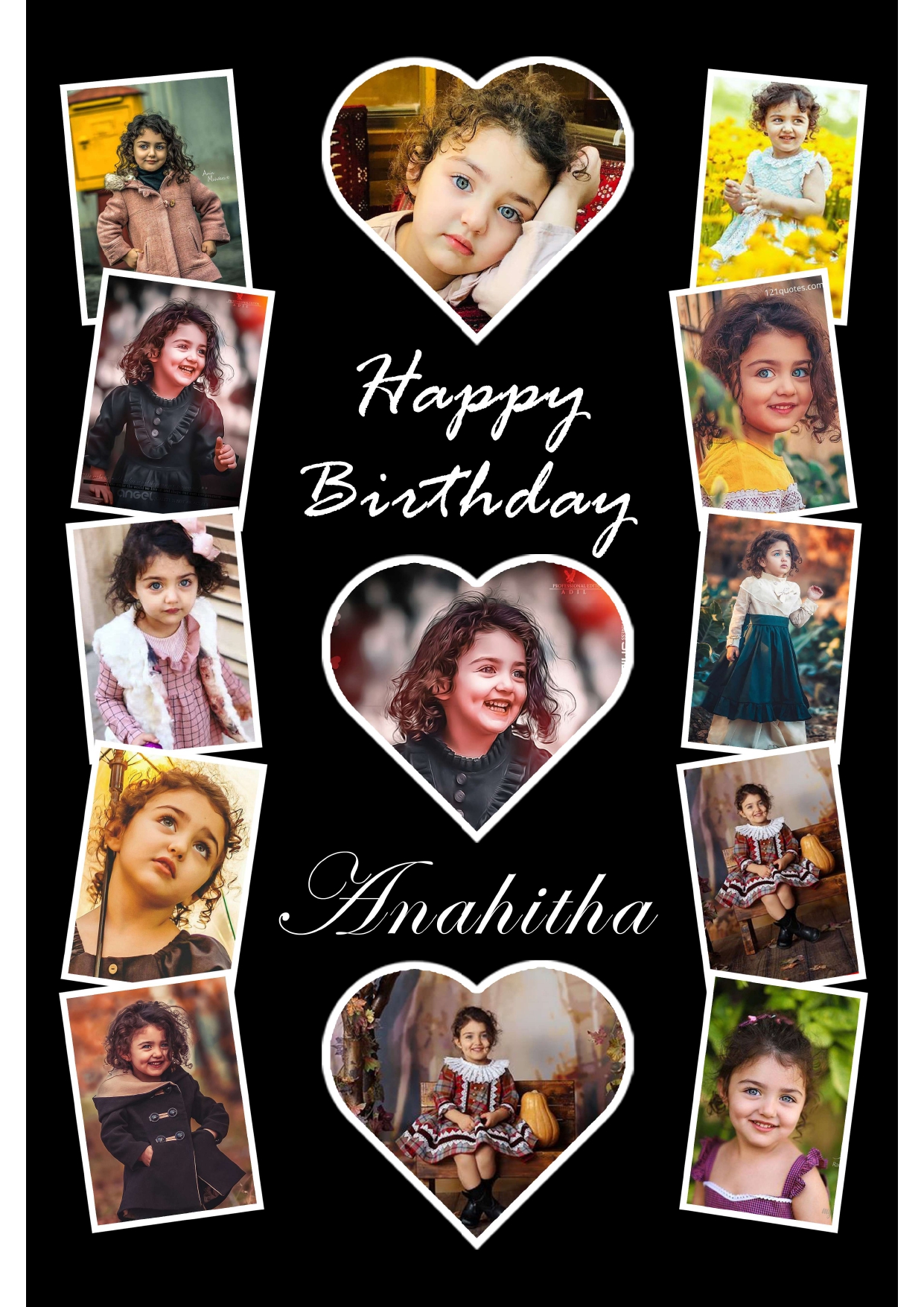 RRC (19) Customized Personalised Photo Frame With Photo Birthday Photo Framee(Size A4)-CODE-RRC19 - Image 1