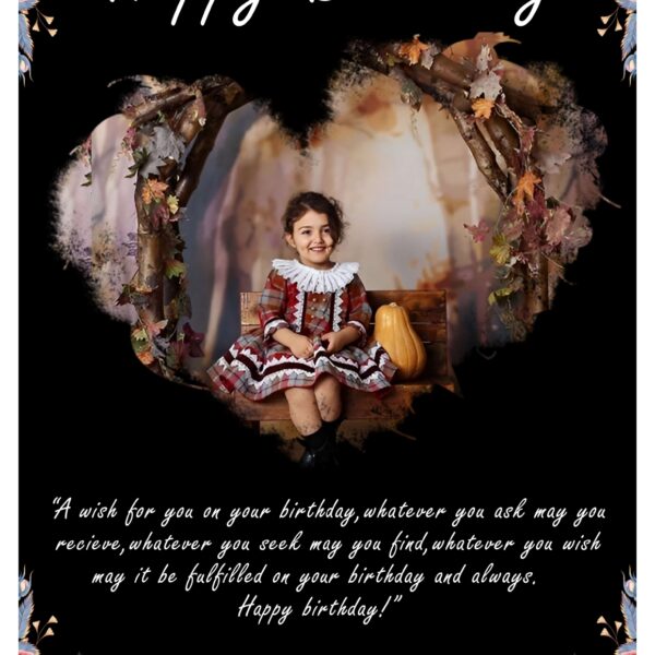 LOVE Personalised Photo Frame With Photo Birthday Photo Framee(Size A4)-CODE-RRC2