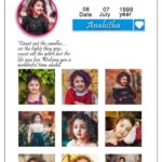 Instagram Customized Personalised Photo Frame With Photo Birthday Photo Framee(Size A4)-CODE-RRC23