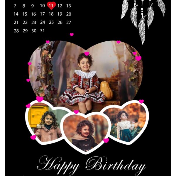 Customized Personalised Photo Frame With Photo Birthday Photo Framee(Size A4)-CODE-RRC24