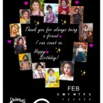 Customized Personalised Photo Frame With Photo Birthday Photo Framee(Size A4)-CODE-RRC25