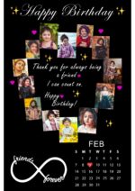 Customized Personalised Photo Frame With Photo Birthday Photo Framee(Size A4)-CODE-RRC25