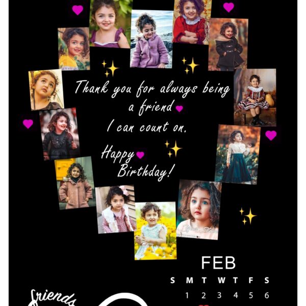 Customized Personalised Photo Frame With Photo Birthday Photo Framee(Size A4)-CODE-RRC25