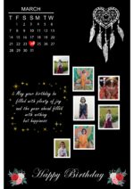 Customized Personalised Photo Frame With Photo Birthday Photo Framee(Size A4)-CODE-RRC28