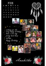 Customized Personalised Photo Frame With Photo Birthday Photo Framee(Size A4)-CODE-RRC29