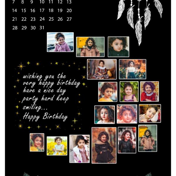 Customized Personalised Photo Frame With Photo Birthday Photo Framee(Size A4)-CODE-RRC29