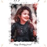 Customized Personalised Photo Frame With Photo Birthday Photo Framee(Size A4)-CODE-32