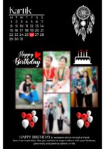 LOVE Personalised Photo Frame With Photo Birthday Photo Framee(Size A4)-CODE-new birthday 1