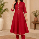 Anarkali Kurti - Red Style