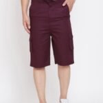 Cargo Shorts - Maroon Style