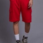 Cargo Shorts - Red Style