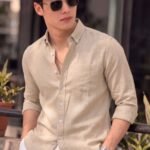 Casual Shirt - Beige Style for Men