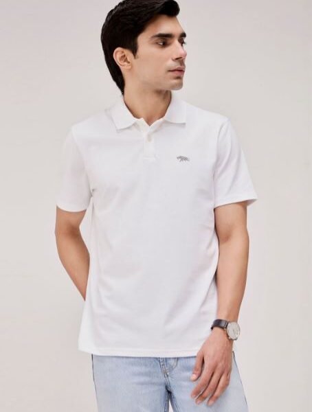 Cotton Polo - White Style