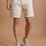 Cotton Shorts - Beige Style