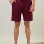 Cotton Shorts - Maroon Style