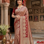 Designer Saree - Red Style