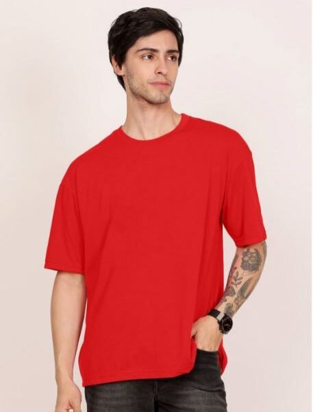 Oversized T-Shirt - Red Style