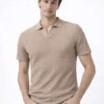 Polo T-Shirt - Beige Style