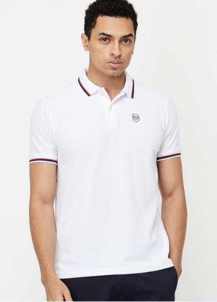 Polo T-Shirt - White Style Polo T-Shirt - White Style - Image 1