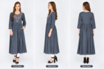 Anarkali Kurti - Grey Style - Image 2